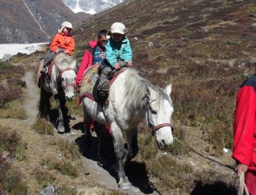 Randonnée à cheval dans la vallée du Langtang (avec ou sans enfants), 11 Jours